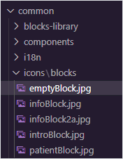 Generated blocks example
