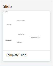 Slide property type example