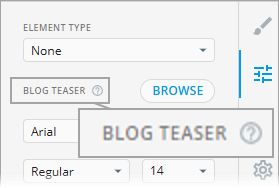 Override property configuration